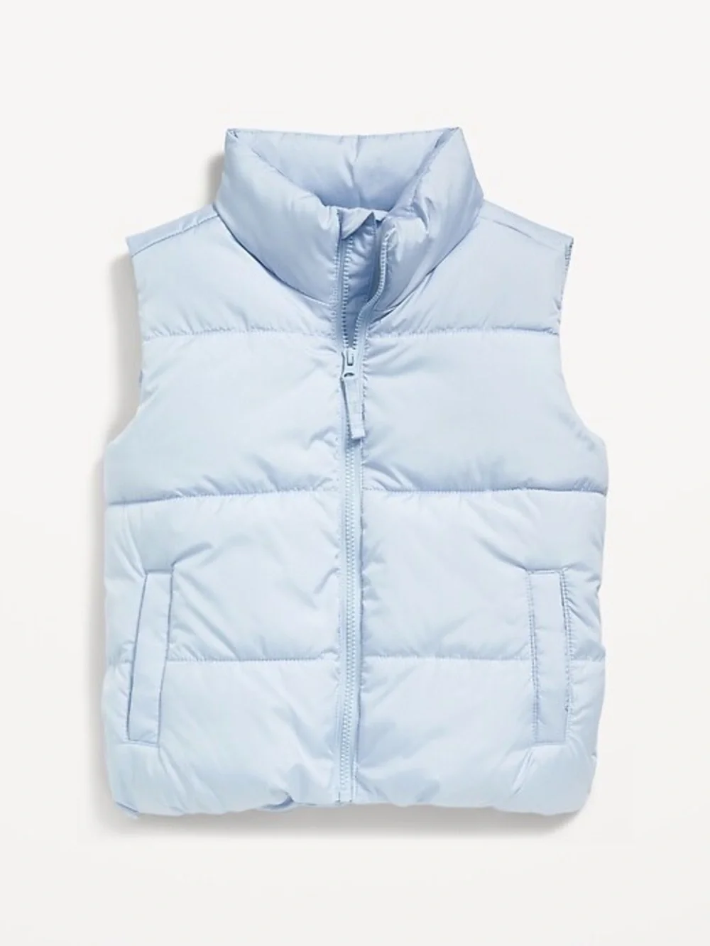 Old Navy Light Blue Water Resistant Puffer Vest